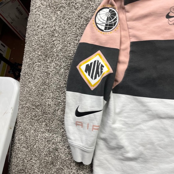 Nike Crewneck Sweatshirt Womens XL Pink Black White Zoom Air Blue Ribbon Sports - Picture 3 of 15